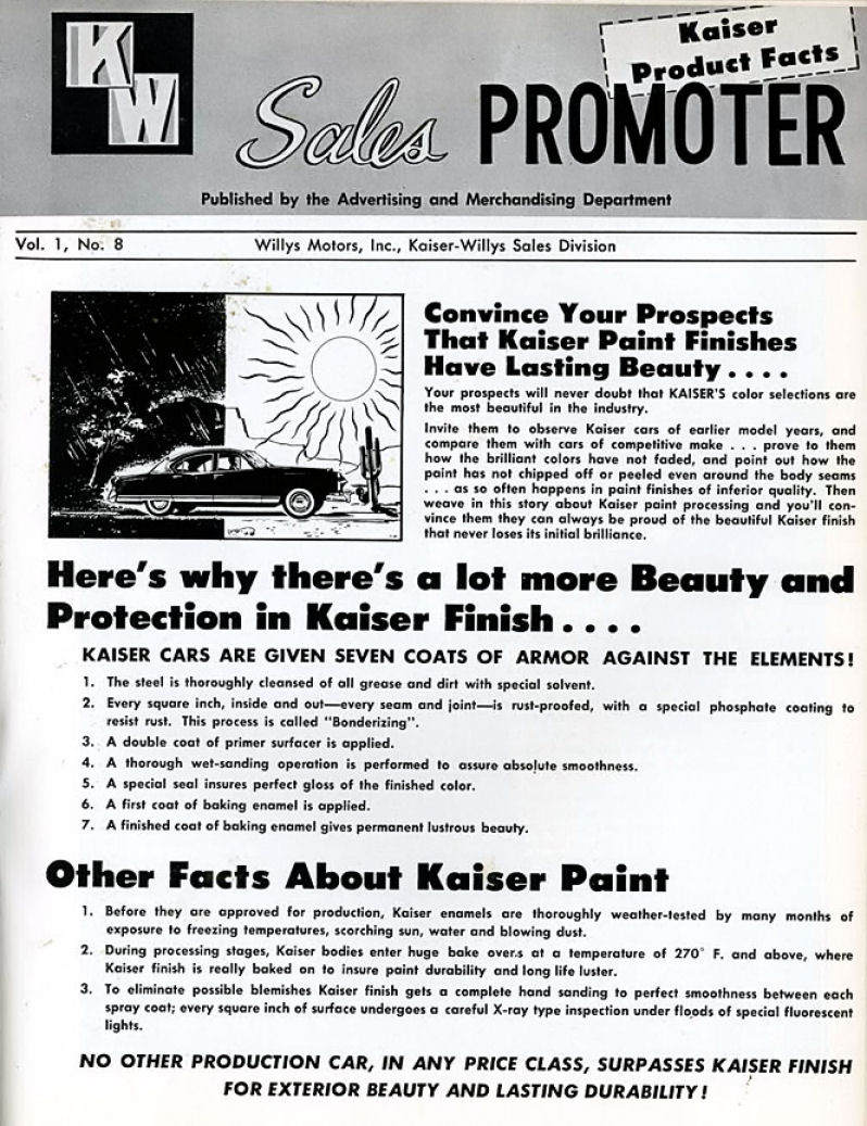1954 Kaiser Sales Promoter Page 2